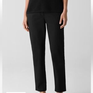 Eileen Fisher Classic Black Cropped Pants